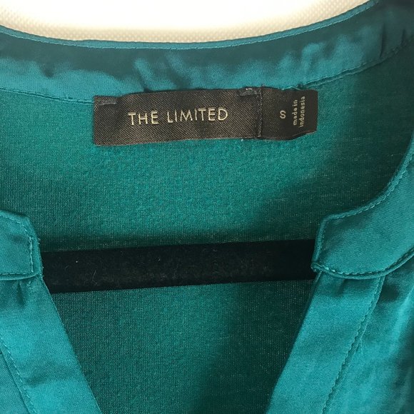 The Limited Green Work Blouse- Size Small - Picture 7 of 7
